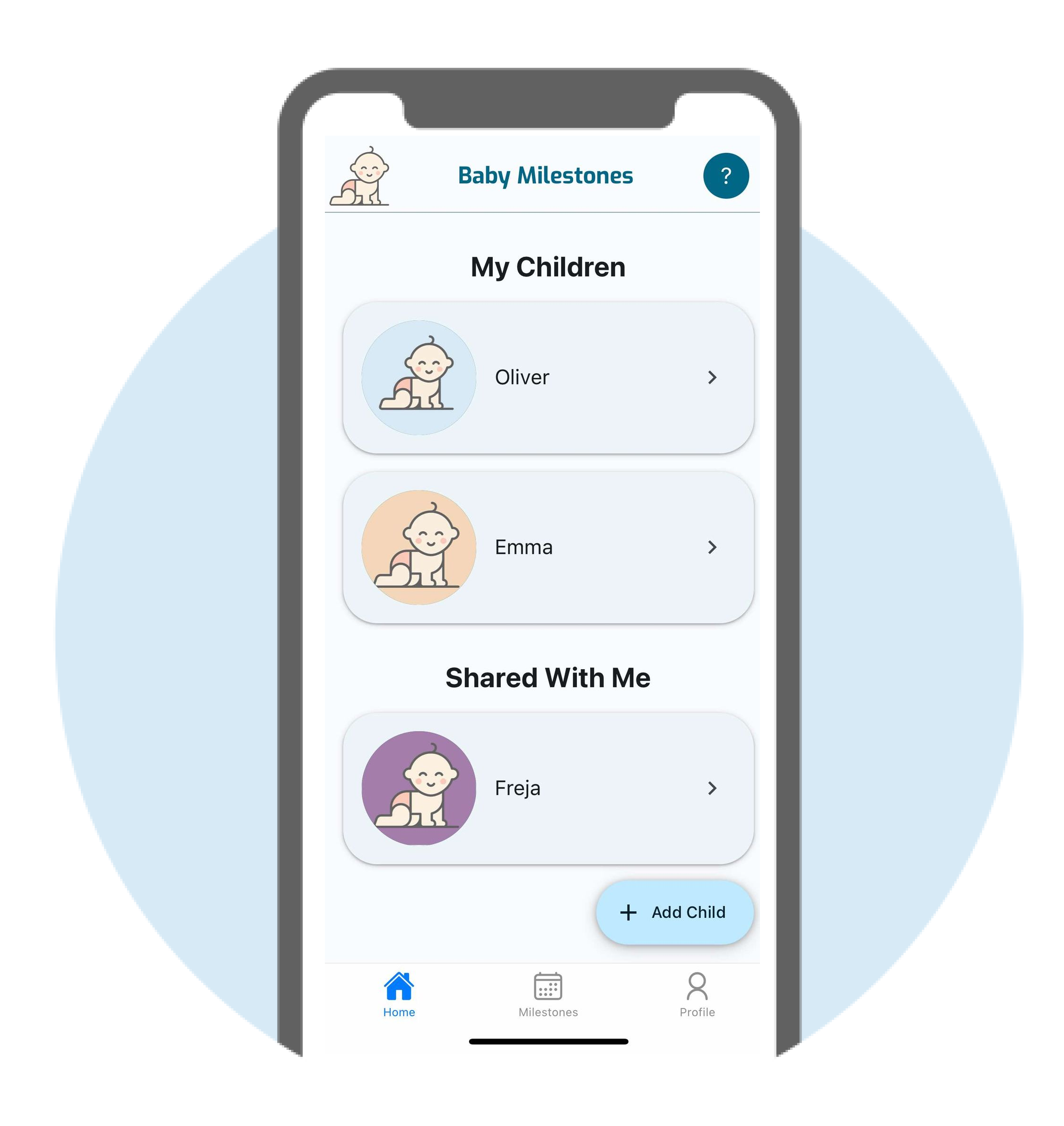 Baby Milestones App Preview